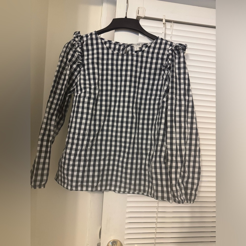 J Crew Factory Gingham Shirt